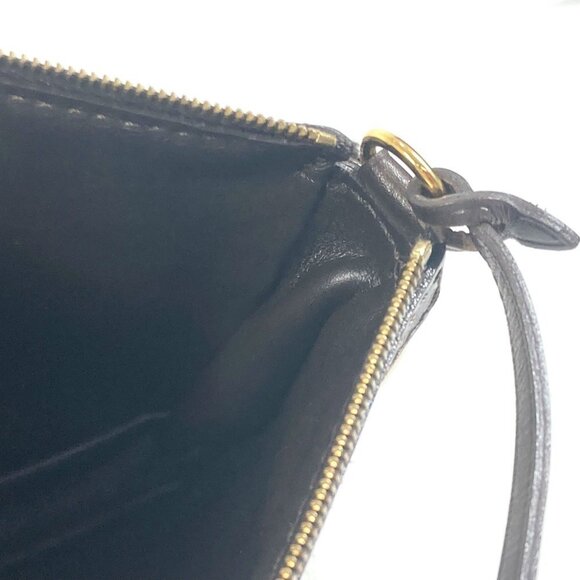 LOUIS VUITTON Brown Monogram Leather Pochette Shoulder Bag - Picture 13 of 14